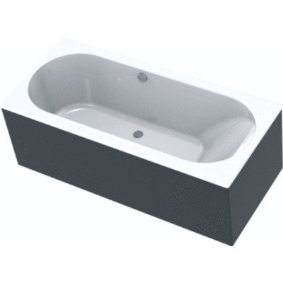 WaveDesign by Wisa Tesa Ligbad 180x80cm - rechthoek - Acryl - Glans Wit