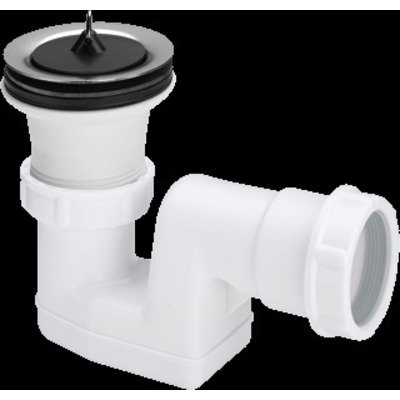 Viega douchebakafvoer compleet voor douchebak met gat 52mm chroom