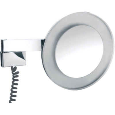 Emco Prestige LED-scheerspiegel 5x vergrotend spiraalsnoer chroom