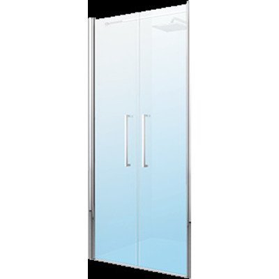 Novellini Young 2.0 2B draaideur 2 delig voor nis 87/91x200cm matchroom profiel helder glas