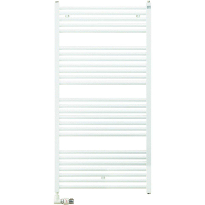 Zehnder Zeno handdoekradiator 118.4x60cm 667watt Staal Wit glans