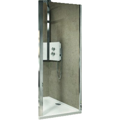 Novellini Lunes 2.0 F vaste zijwand 84 - 90cm helder glas matchroom