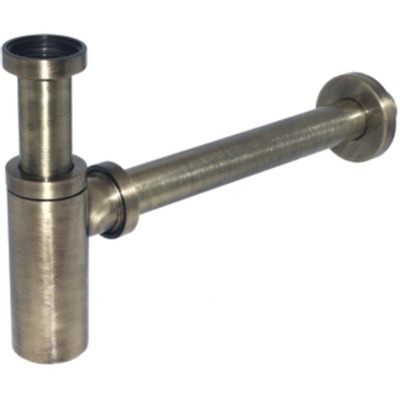 De Beer Designsifon 5/4"X32Mm Met Muurbuis Brons