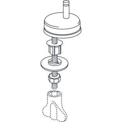 Pressalit Bevestigingsgarnituur closetzitting (set van 2 stuks)