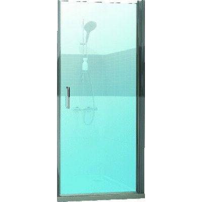 Huppe Classics 2 draaideur 90x190cm voor nis matzilver helder glas