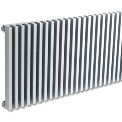 Vasco Zana ZV 2 designradiator verticaal 2600x384mm 2406W aansluiting 0066 wit
