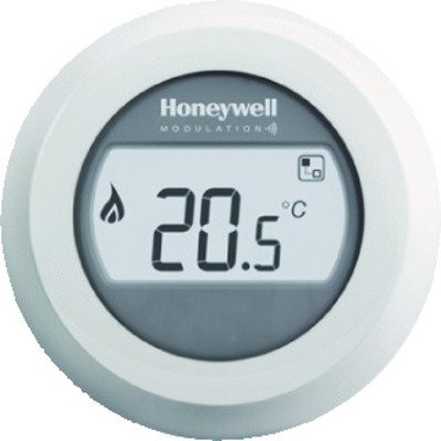 Honeywell Round kamerthermostaat 24V Modulation/OpenTherm CV + warmwater wit