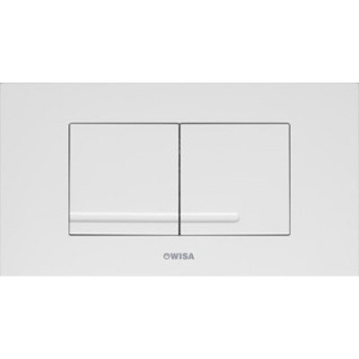 Wisa Xt kantos front/top bedieningsplaat dualflush glans chroom