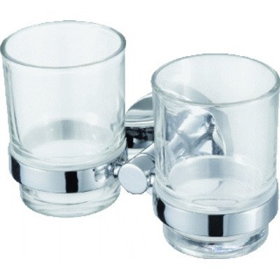 Haceka Pro2000 Dubbele glashouder chroom