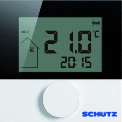 Schutz Varimatic Ruimtethermostaat H8.6xB8.6xD2.65cm Wit OUTLET