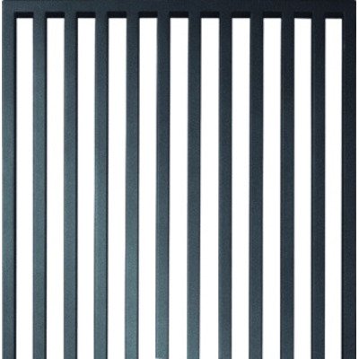 Vasco Arche VV designradiator met verticale buizen 570x1800mm 1273 watt aansluiting 1188 aluminium grijs (M302)