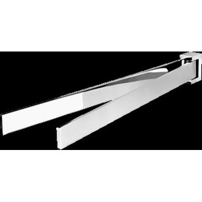 Geesa Modern Art Handdoekrek 2-armig Chroom