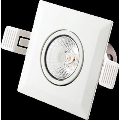 Interlight LED downlight vierkant dimbaar 90mm 9W wit IL DC9S36DCW