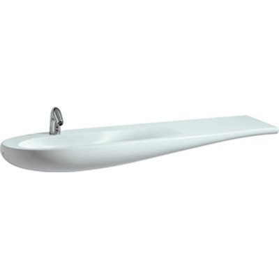 Laufen Alessi One meubelwastafel 160x50x16.5cm 1 kraangat incl. clou keramiek lcc-wit