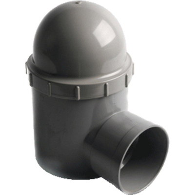 Wavin HWA L-rioolsifon Ø110mm PVC grijs