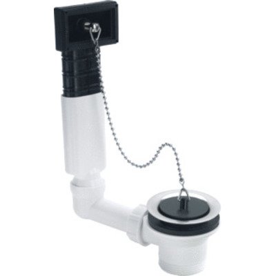 Viega gootsteen afvoer en overloopgarnituur met overloop 6/4x70 messing