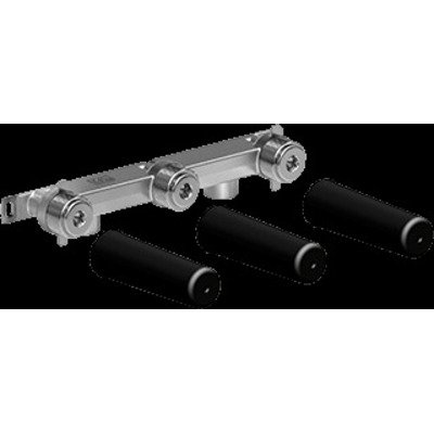 Dornbracht Universeel inbouwdeel voor 3 gats muurkraan uitloop links