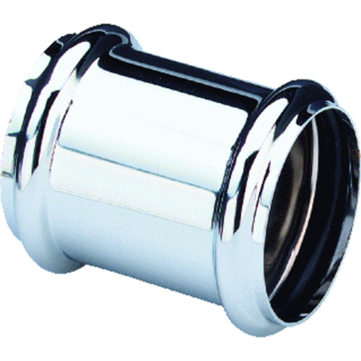 Viega sok met 2 O ringen 32mm chroom