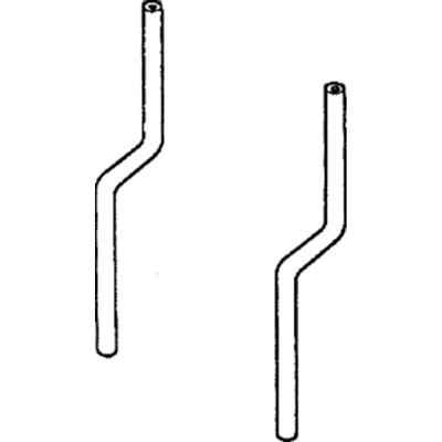 Daalderop Aansluitbuisjes per paar diameter15 mm 70cm