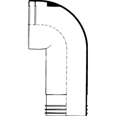 Wisa 301A closetbocht 110mm lengte 180mm