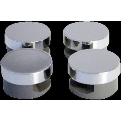 De Beer Spiegelbevestiging Set 4St.M/Sierknop Max12Kg.Chr.