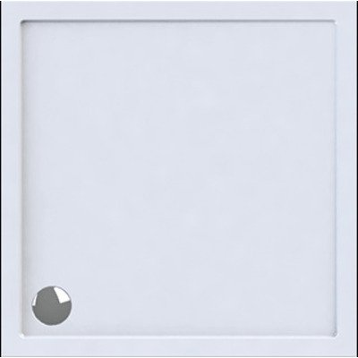 Wisa Maia Douchebak 90x90x5cm afvoer 90mm Vierkant Acryl Wit
