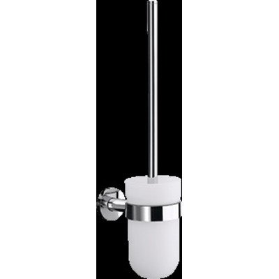 Emco borstelkop 70mm wit borstelsteel chroom