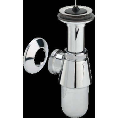 Viega Project uni plugbekersifon 1 1/4 zonder muurbuis en roset chroom