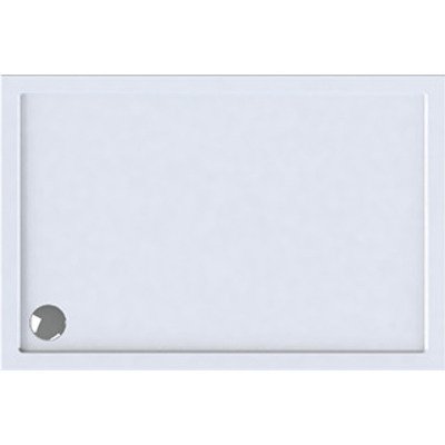 Wisa Maia Douchebak 140x80x5cm afvoer 90mm rechthoek Acryl Wit