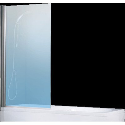 Novellini Aurora 1 badklapwand 1 delig 70x150cm chroom/aqua