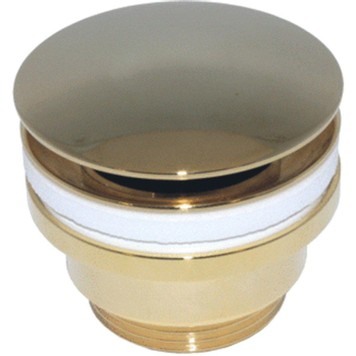 De Beer Pop Up Plug 5/4"X60Mm Goud