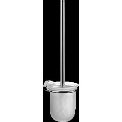 Emco Rondo 2 borstelkop wit borstelsteel chroom