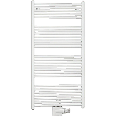 Zehnder Zeno handdoekradiator 150.8x45cm 646watt Staal Wit glans