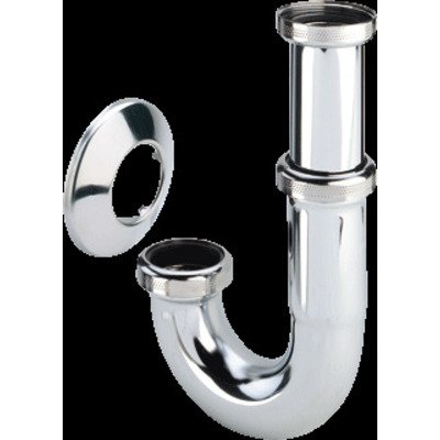 Viega Sifon 1.1/4inch met rozet Messing Chroom