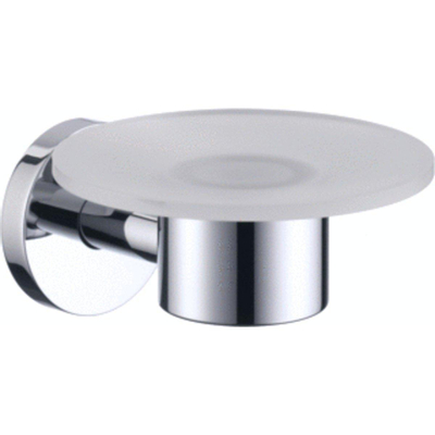 Hansgrohe E S zeephouder inclusief glas inzet geborsteld nikkel