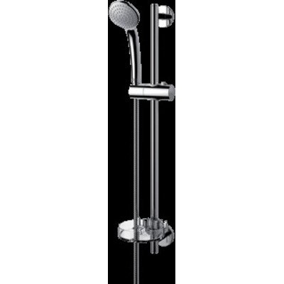 Ideal Standard Idealrain glijstangset 60cm met handdouche 80mm 1 stand chroom