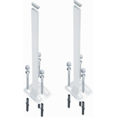 Rofix standconsoleset 80cm 2 stuks wit gelakt