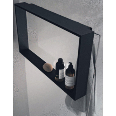 Novellini Frame Hangend Planchet 60x8,5x40 cm Mat Zwart