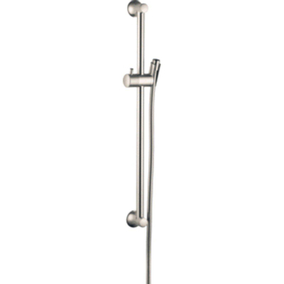 Hansgrohe Unica Unica Classic glijstangset 65cm met Sensoflex doucheslang 160cm zonder handdouche geborsteld nikkel