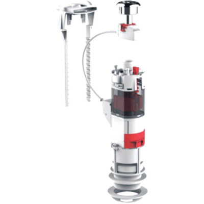 Sanit Dualflush spoelgarnituur voor keramisch duoblokreservoir