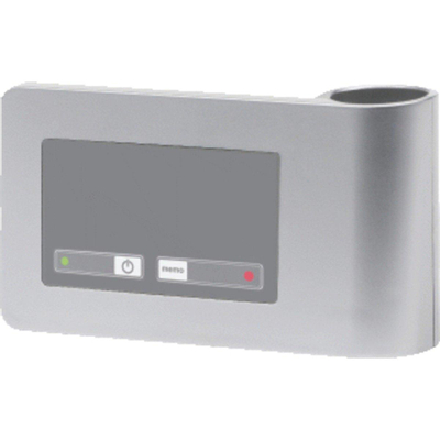 Vasco E-volve e-rf regelelement v/elektrische radiator wit-aluminium 9006