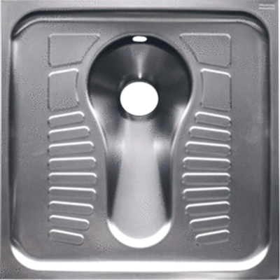 Franke Campus Hurktoilet 70x23.5x70cm chroom