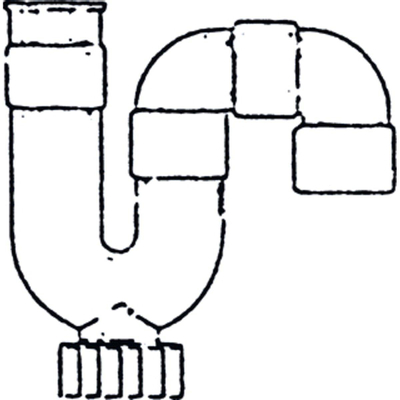 ABS universeel sifon speciale verpakking 50mm