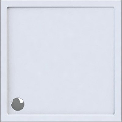 Wisa Maia Douchebak 80x80x5cm afvoer 90mm Vierkant Acryl Wit