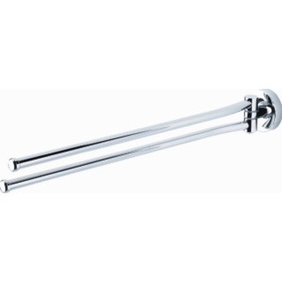 Geesa Luna 2 lids handdoekhouder 43,5cm chroom