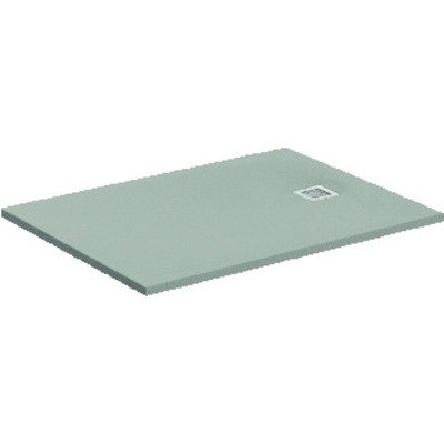 Ideal Standard Ultra Flat Douchebak 100x80x3cm rechthoek Composiet Betongrijs