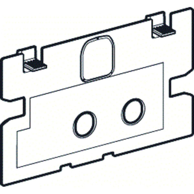 Geberit Delta beschermplaat voor inbouwreservoir UP100