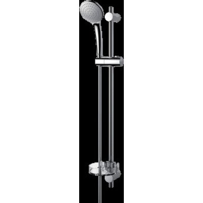 Ideal Standard Idealrain glijstangset 72cm met handdouche 100mm 1 stand chroom