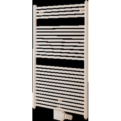 Zehnder Toga handdoekradiator 114.8x75cm 890watt Staal Wit glans