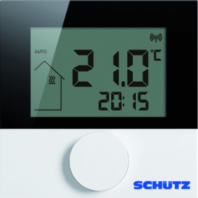 Schutz Varimatic Ruimtethermostaat H8.6xB8.6xD2.65cm Wit